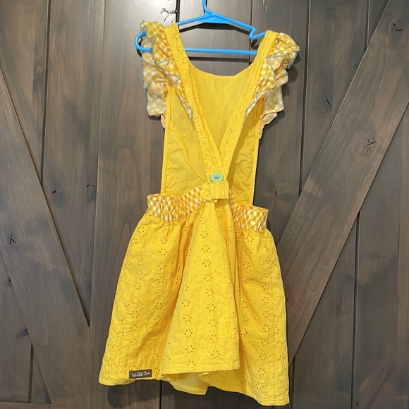 Matilda Jane Brilliant Daydream Splendid Sunshine Pinafore dress size 8 - Picture 2 of 2